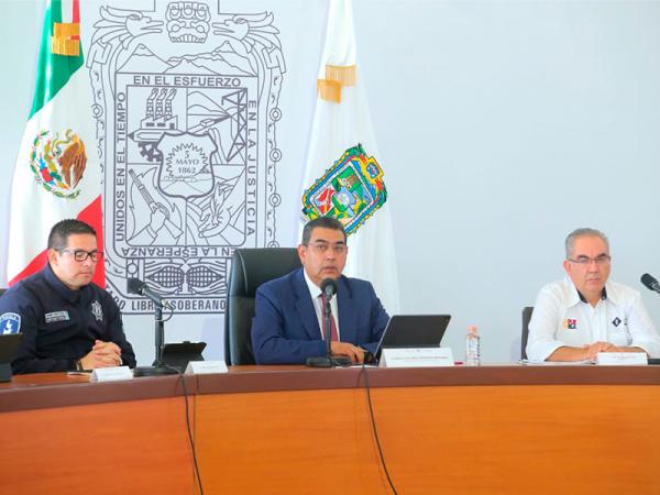 Mantiene gobierno de Puebla combate firme a la delincuencia, reafirma Sergio Salomón