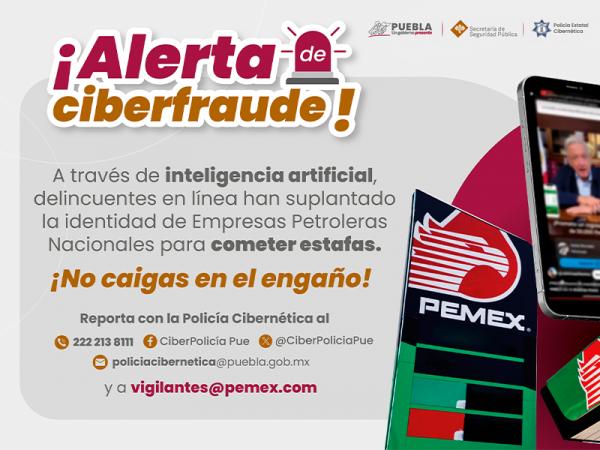 Alerta SSP sobre fraudes a través de falsas inversiones en PEMEX