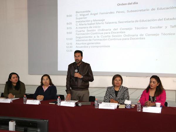 Durante el Consejo Técnico Estatal, SEP revisa procesos pedagógicos