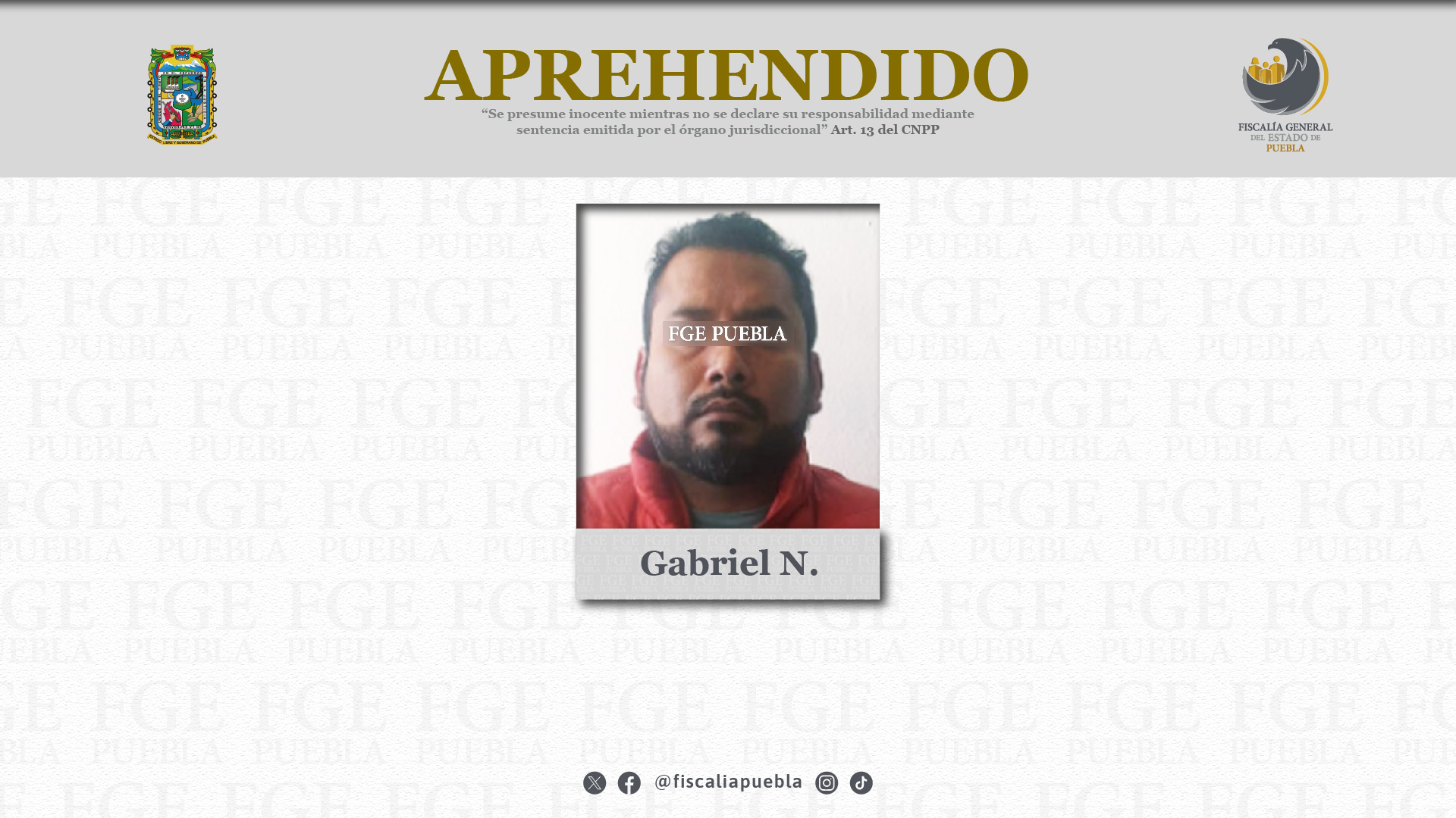 FGE aprehendió en Oaxaca a presunto secuestrador