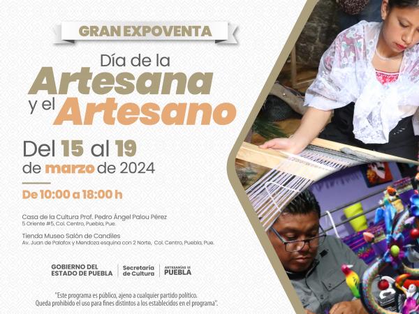 En Centro Histórico, habrá expoventa por “Día de la Artesana y el Artesano”