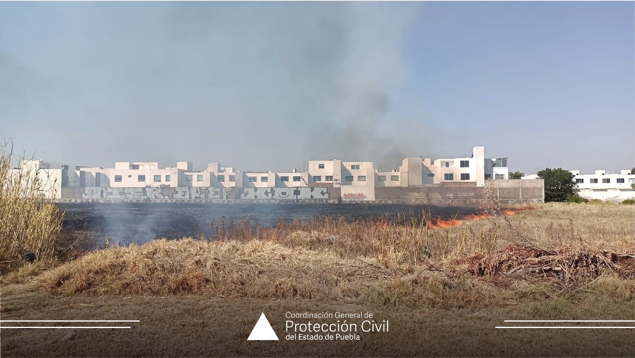 Atiende Protección Civil incendio