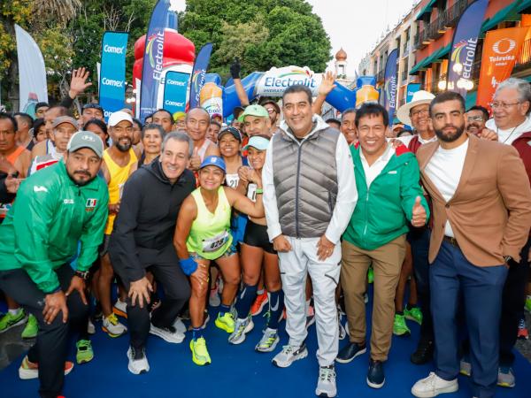 Gracias al impulso del gobierno de Sergio Salomón, “Maratón Puebla” obtiene certificación internacional “Élite 2024”