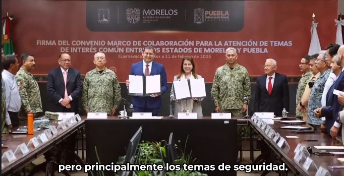 Con la Firma del Convenio de Colaboración con el estado de Morelos