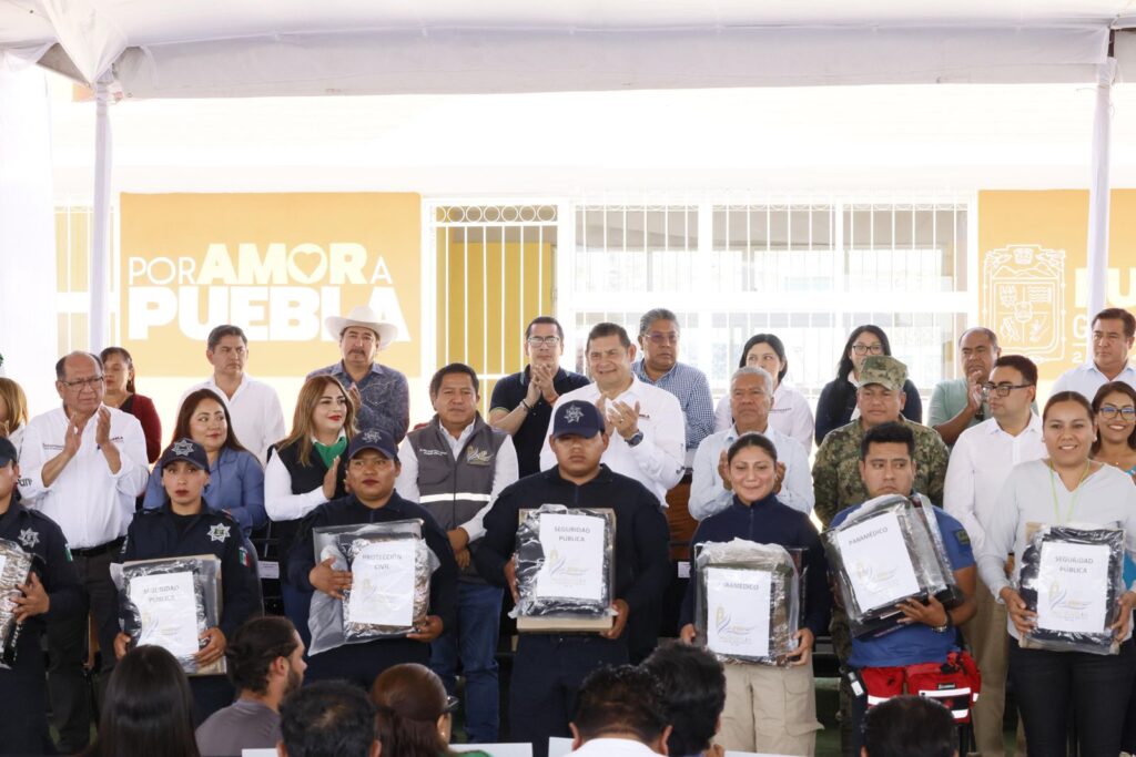 Con seguridad y educación vamos a transformar a Puebla: Armenta