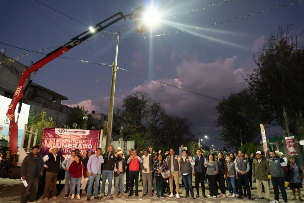 ¡Seguimos iluminando nuestras Juntas Auxiliares!